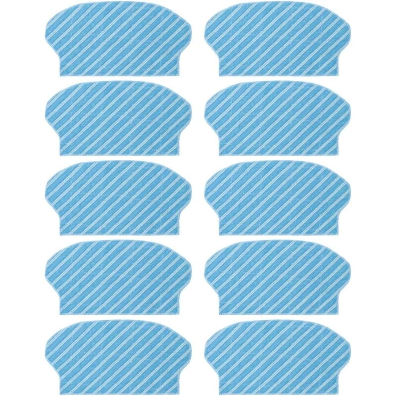 Chiffon de vadrouille for aspirateur, for Midea, for balayage robotique M6/M61/M62/M63/M64/M6, utilisation sèche et humide, chiffons de vadrouille,