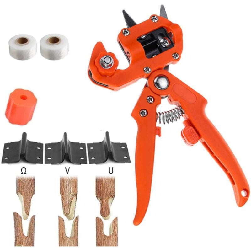 Csparkv - Ciseaux Greffe Pince à Greffer Fruitiers, Greffer Arbres Fruitiers Ciseaux Greffage Pince Manuelle Sécateurs Outils De Jardinage Coupe pour
