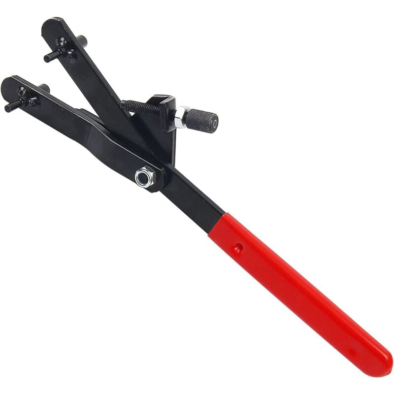 Csparkv - Clé de Support Réglable Clé de Poulie de Moto Clé d'embrayage du Volant Universelle Outil de Maintien d'embrayage de Volant d'inertie