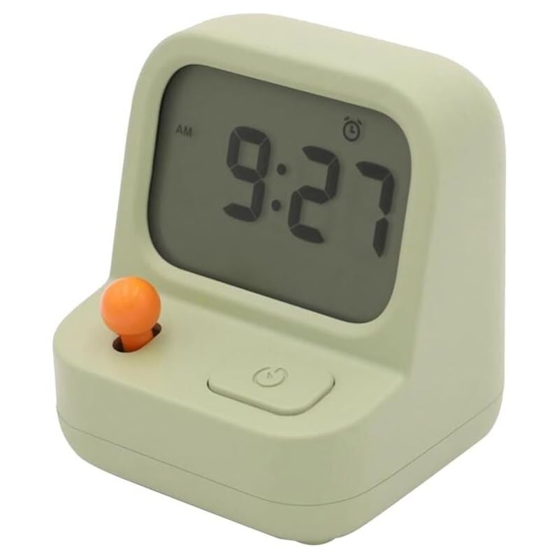 Csparkv - cm) Rétro Mini Machine de Portable Réveil Enfants Mignon Horloge Numérique Multi Fonction Compte à Rebours Snooze Bureau Table Horloge