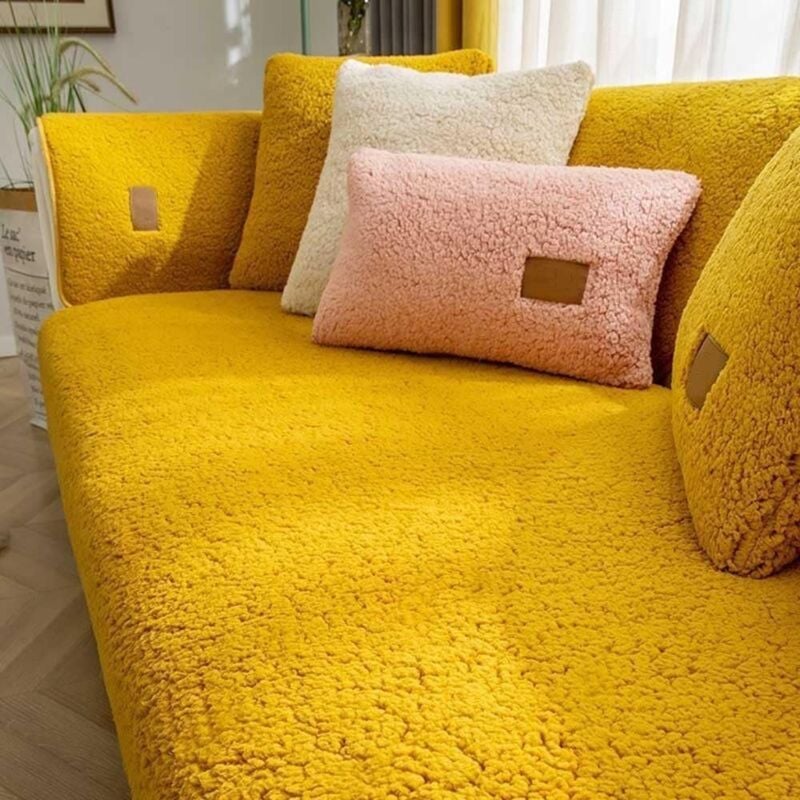 Csparkv - Color : 13, Size : 70x70cm) Housse de Canapé d'Angle 4/3/2/1 Places Couvre Canape avec Accoudoirs Matelassée avec Méridien Gauche/Droite