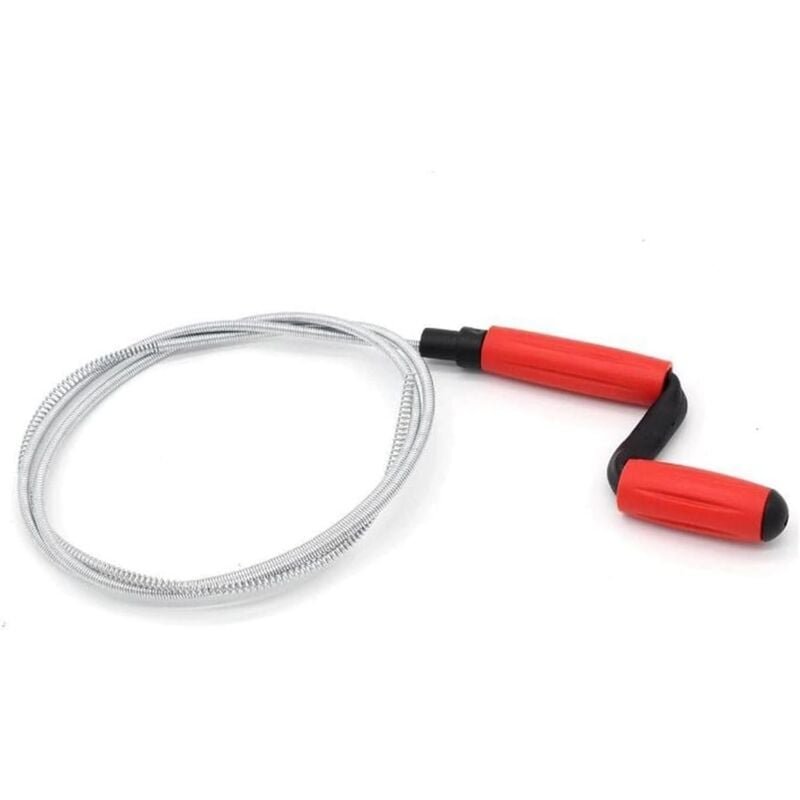 Csparkv - Déboucheur furet avec manivelle, Débouchage canalisation,Sonde de debouchage, furet canalisation pour les travaux manuels (5 Metre x 5mm)