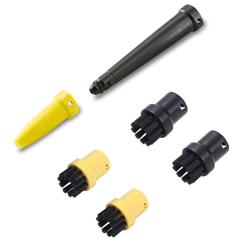 Csparkv - Ensemble de 4 pièces Buse, Noir/Jaune deux pinceaux