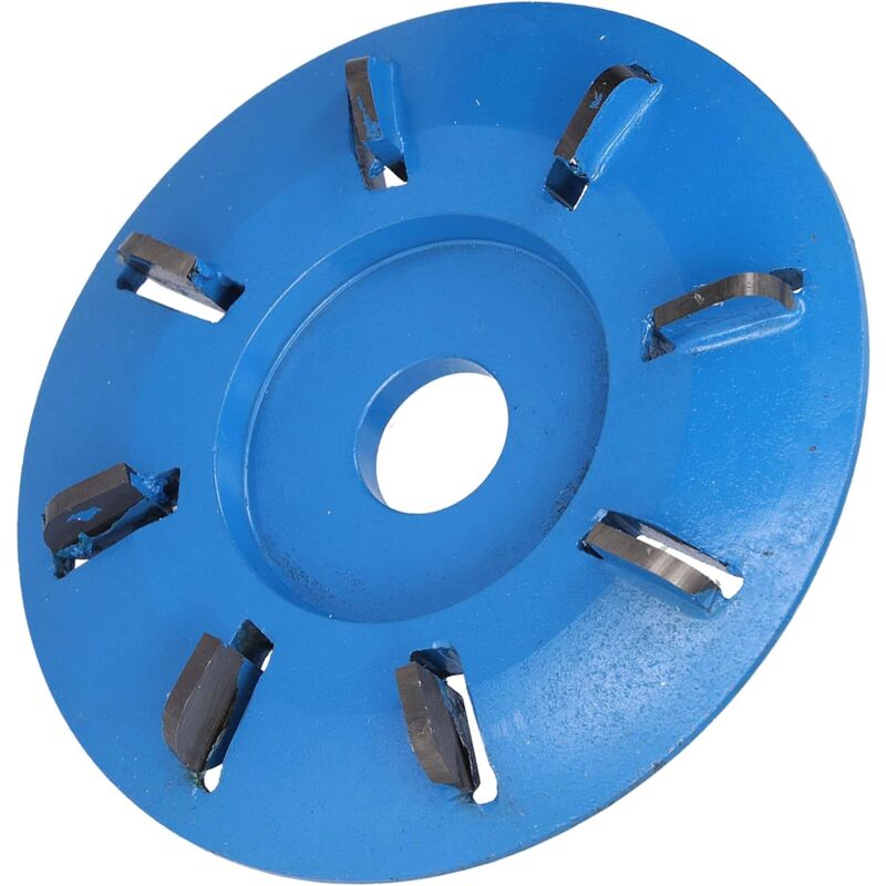 CSPARKV Fraise à l'arc, résistance à l'usure du disque de sculpture sur bois 8 dents enlèvement rapide des copeaux pour la finition de rabotage de