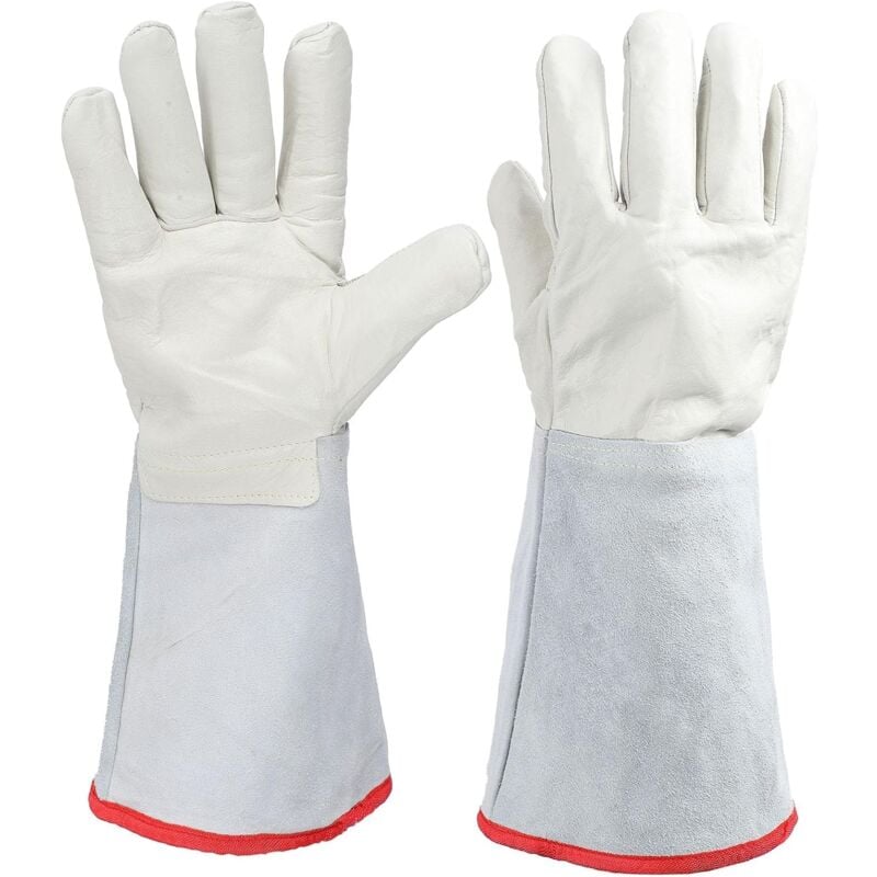 Csparkv - Gants cryogéniques, Gants de Protection Contre l'azote Liquide, Gants congelés, Gants cryogéniques Solides, Gants de Traitement de la Glace