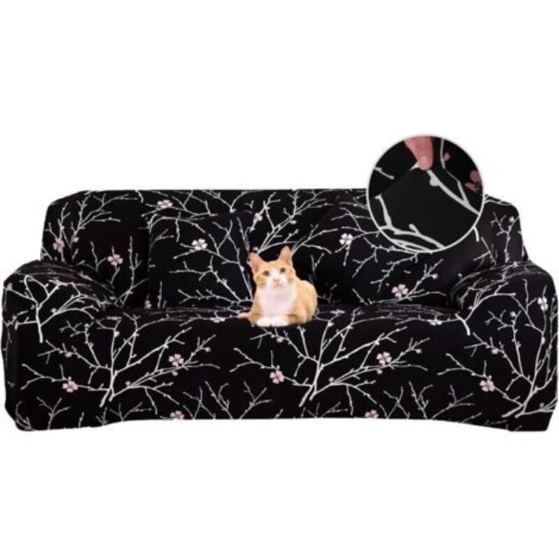 Csparkv - Housse de Canapé Extensible 3 Place Couverture Canapé avec Accoudoirs Moderne Couvre Canapé Elastique Universelle Revêtement de Canapé