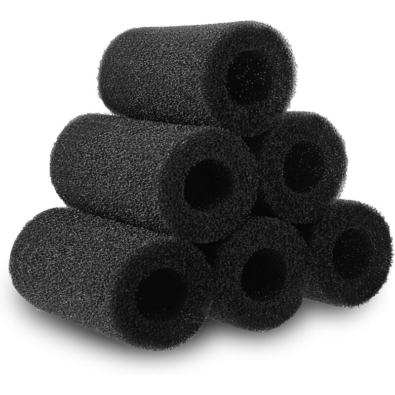 Csparkv - Lot de 12 éponges filtrantes pour aquarium - Éponge de pré-filtre - Accessoire de filtre d'aquarium - Empêche l'inhalation accidentelle de