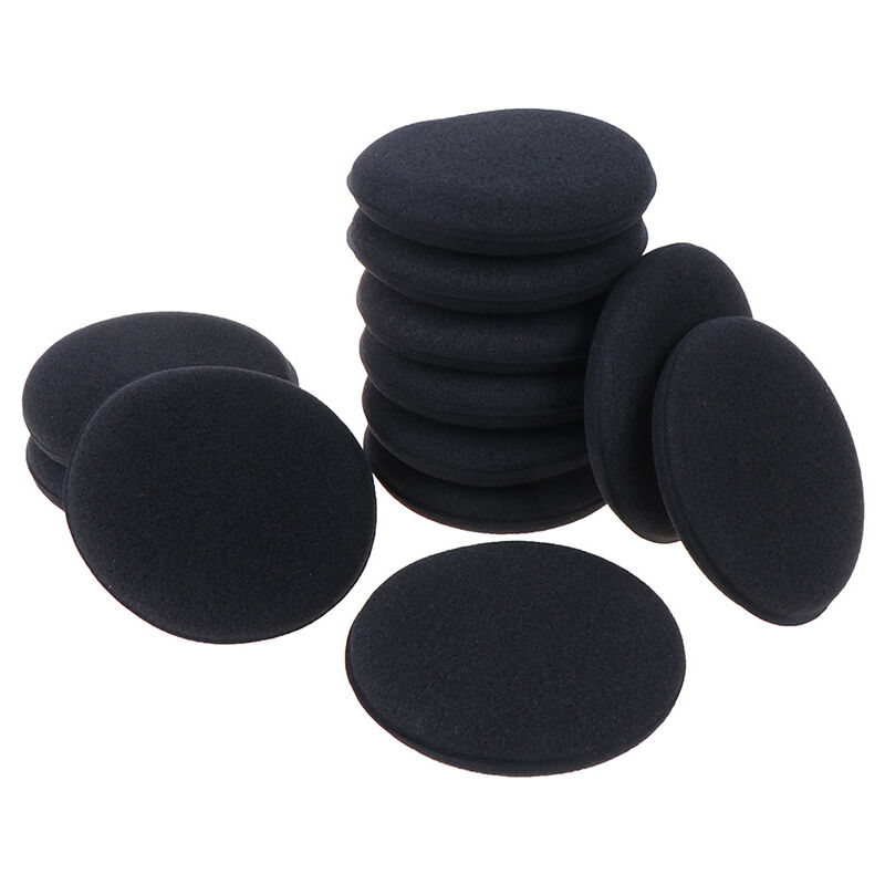 Csparkv - Lot de 12 tampons applicateurs en microfibre pour voiture, extra doux et n'abîment pas la surface, idéal pour le polissage et la cire,