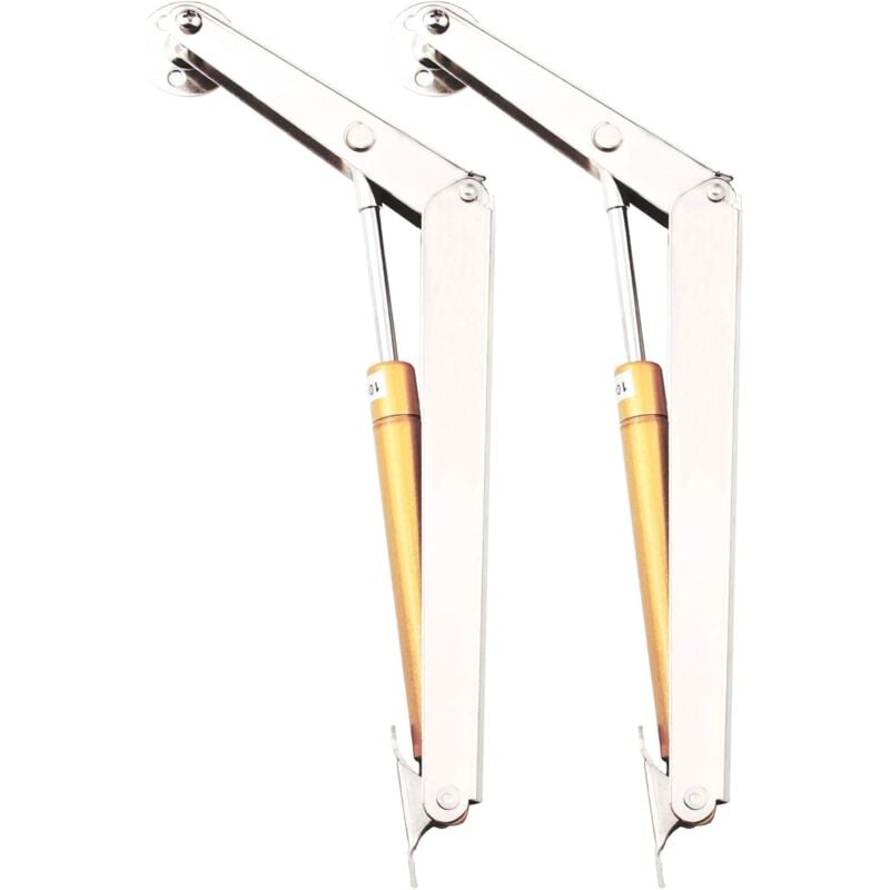Csparkv - Lot de 2 100N Amortisseurs à Gaz, Ascenseur Support de Couvercle Charnière, Hydraulique Vérin à Gaz pour Levage de Meuble Porte Armoire