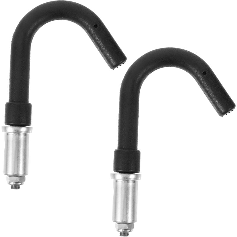 Csparkv - Lot de 2 crochets muraux d'échelle - Support mural d'échelle - Stabilisateur mural pour gouttières - Crochets d'échelle télescopiques