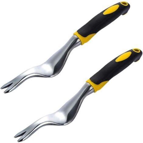 CSPARKV Lot de 2 outils de jardinage manuels pour désherbant les mauvaises herbes pour le jardin, la plantation de fleurs et les mauvaises herbes