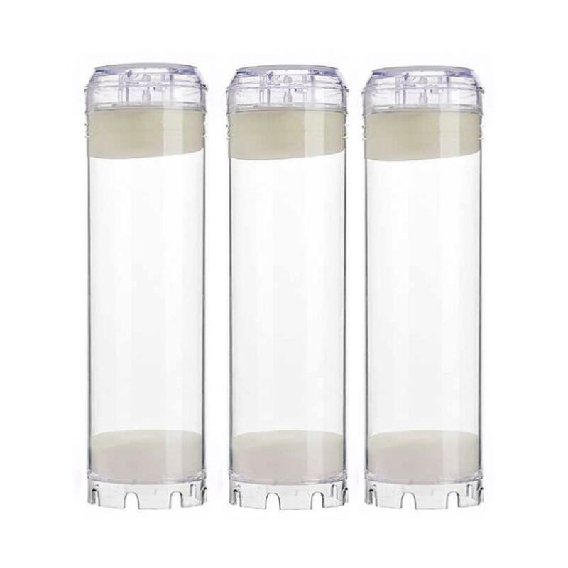 CSPARKV Lot de 3 Cartouches au Charbon Actif 10 pouces - Elimination du Chlore / Mauvais Goût et Odeurs pour l'Eau de Boisson