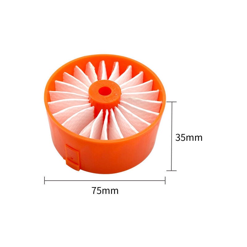 Lot de 4 filtres pour Black Decker BSV2020 BSV2020G BSV2020P Powerseries Accessoires pour aspirateur sans fil - Csparkv