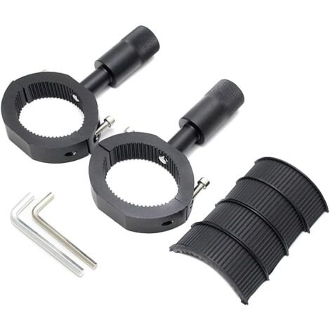 CSPARKV Motorcycle Headlight Bracket,Metal Motorcycle Spotlight Bracket Additional Headlight Holder Bar Tube Clamp Universal Fixing Bracket for Motorcycle Bumper,Seismic Kit
