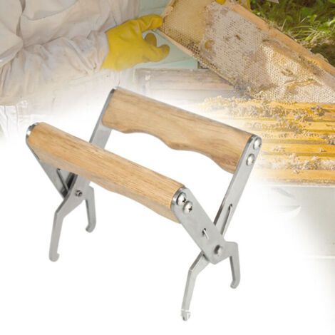 CSPARKV Outils de L'Apiculture Pince de Cadre Beehive Poignée de Cadre d'Abeille Lifter Capture Gripper Apiculture pour Prendre le Miel Facilement et d'Eviter les Piqûres d'Abeilles