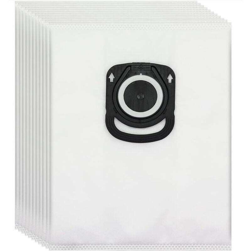 Paquet de 10 sacs d'aspirateur pour Rowenta Hygiene+ ZR200520 ZR200720 ZR200920 Sacs de collecte de poussière pour Rowenta Compact Power, Power xxl,