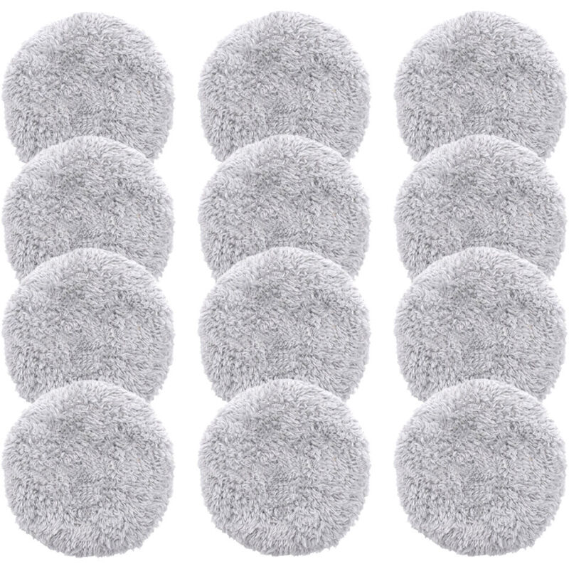 Csparkv - Paquete de 12 paños para limpiar ventanas, piezas para aspiradora robótica, trapeador húmedo para robot limpiador de ventanas