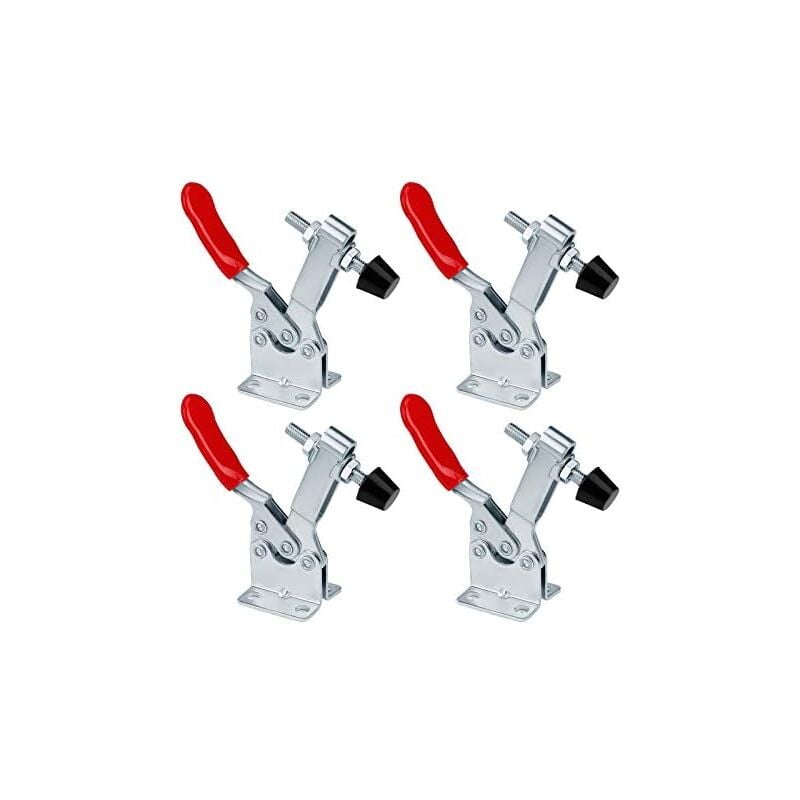 Csparkv - Pince à Genouillère Serrage Outil à Main Capacité de Maintien Environ 90 Kg Desserrage Rapide Antidérapant GH-201-B 4pcs