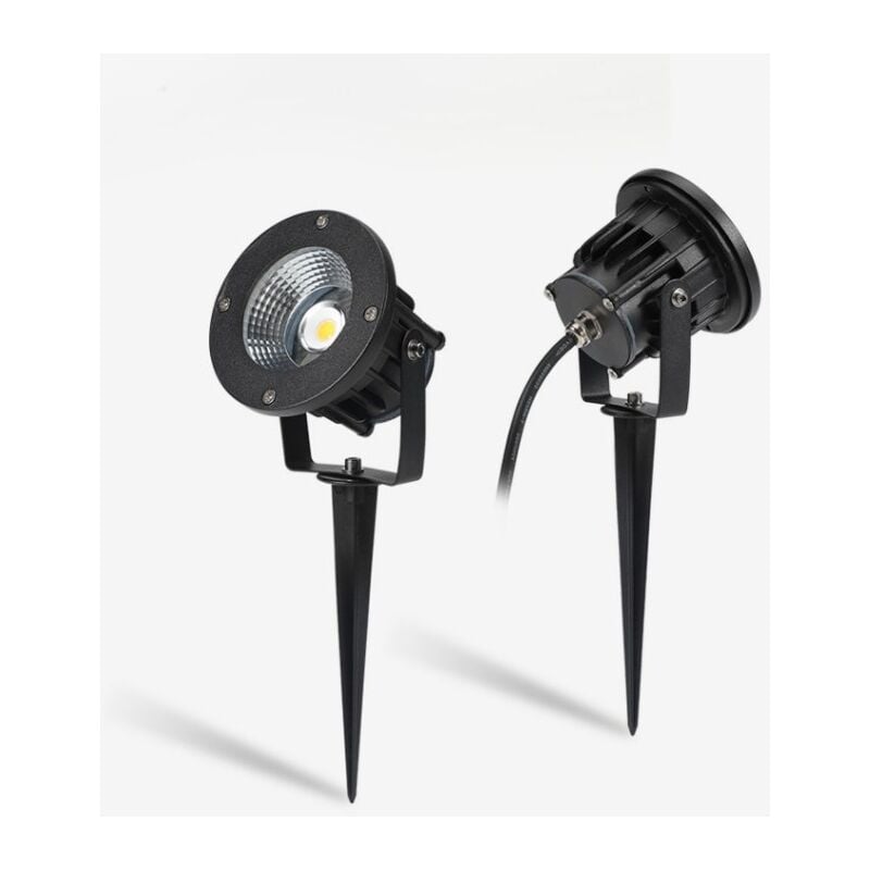 Csparkv - Piquet Lumineux led 10W Étanche IP65 - Blanc Chaud