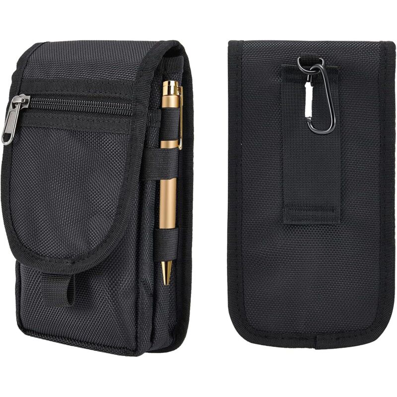 CSPARKV Pochette Ceinture Homme, Pochette de Ceinture pour Téléphone Portable, Stockage d'outils à Telephone Portable pour Samsung,Pochette pour