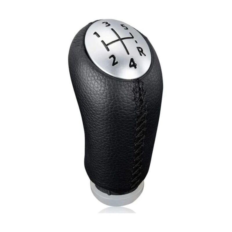 Csparkv - Pommeau de levier de vitesse manuel pour Renault Clio iii 2005-09, Megane 2 Laguna 2002-09, cuir noir