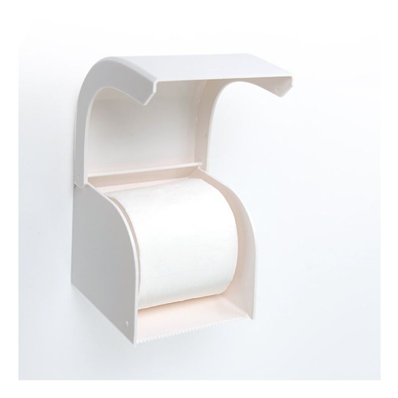Csparkv - Porte Rouleau Papier Wc Mural abs Blanc