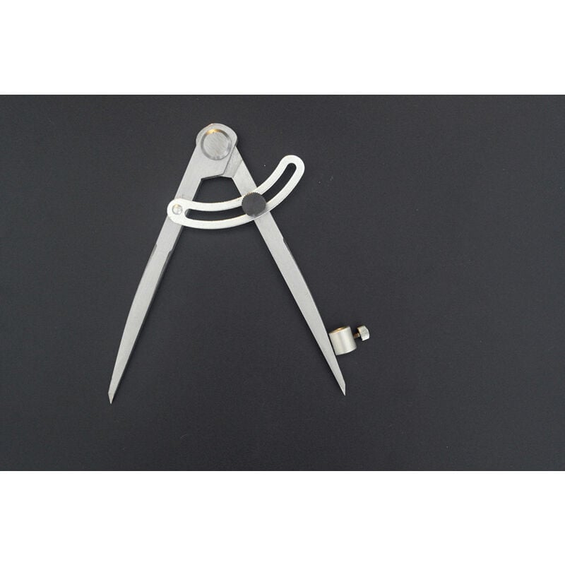 Csparkv - Rayon 250mm Compas en Acier au Carbone Professionnel Compass Pencil Grande Diviseur d'ailes en Cuir Outil Rotatif Séparateur d'ailes, Jauge