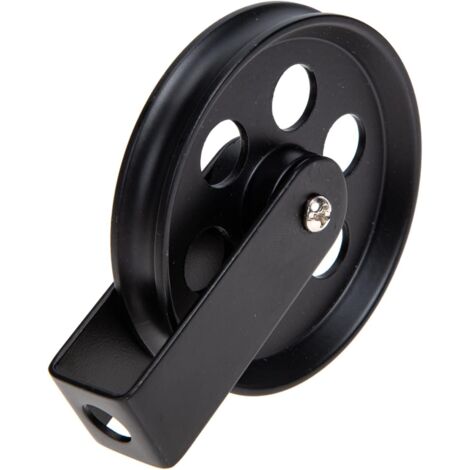 Csparkv – Roue de poulie vintage en fer pour applique murale – Charge maximale 150kg – Diamètre de corde 10mm – Pour cuisine et salle de bain