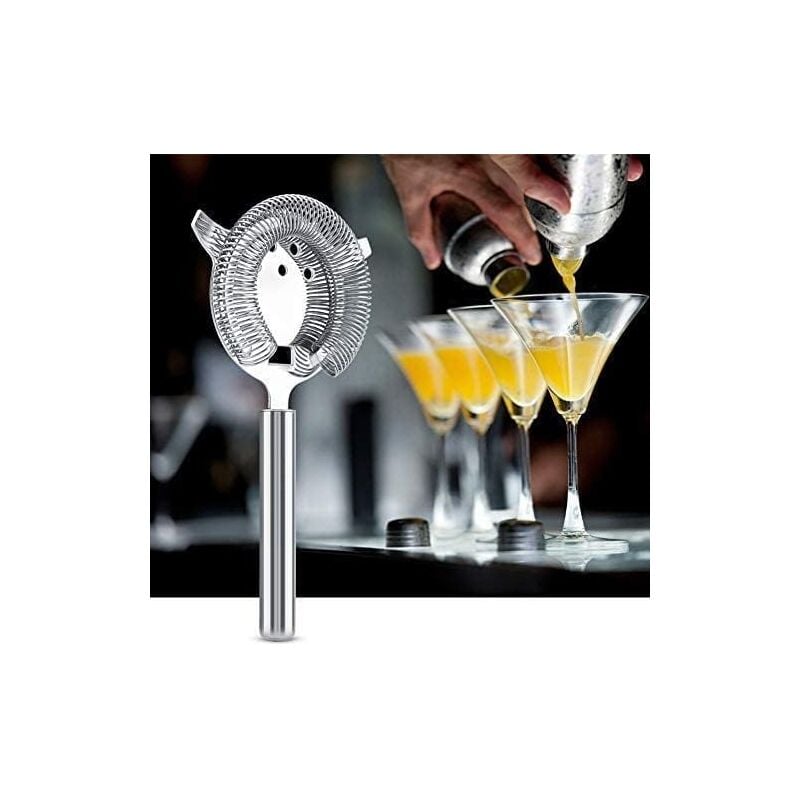 Rust Resistant Cocktail Strainer for Professional or Home Use - Csparkv