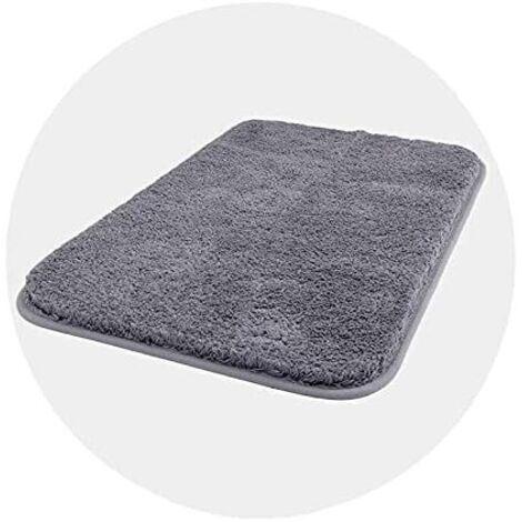 CSPARKV rutschfeste Badematte, wasserabsorbierende Badezimmermatte, Plüsch-Mikrofaser-Badezimmermatte