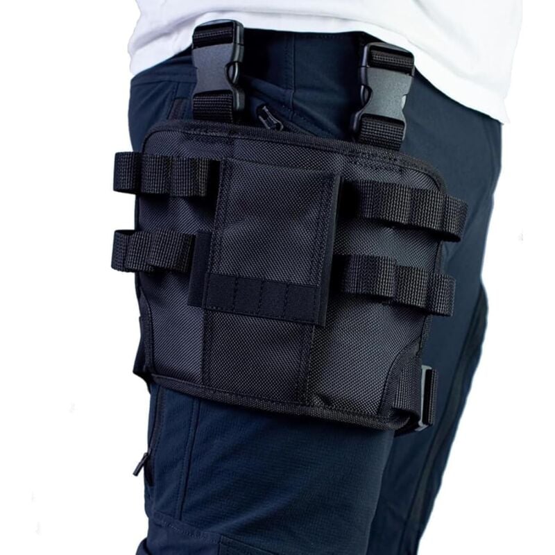 Csparkv - Sac à outils avec clip de ceinture, sac à outils pour jambes, sac à outils portable pour électricien, plusieurs sacs à outils à main,