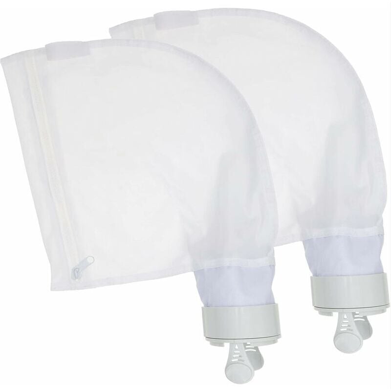 Csparkv - Sacs à Limon adaptables pour Polaris 280 480 Robot Nettoyeur Piscine. Lot de 2 Sacs filtres Nylon renforcés à Fermeture éclair Zip K13 (Lot