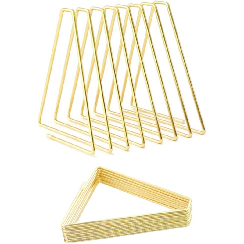 Csparkv - Serre Livre Rétractable Triangulaire, Serre-Livres en Métal Réglable, Anti-Rayures Porte-Livres, pour Les Livres, Les Documents dans Les