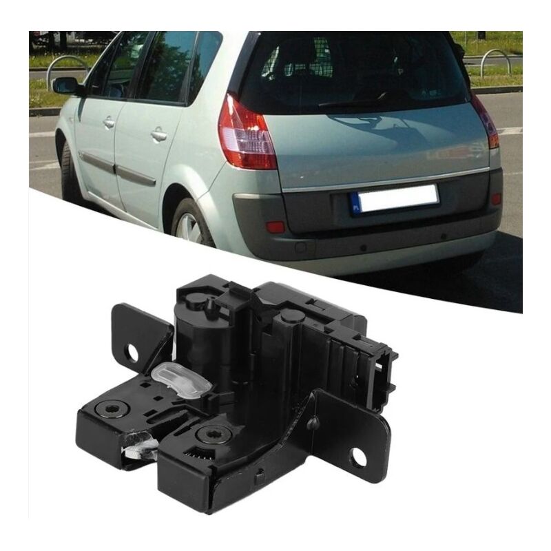 Csparkv - Serrure de hayon de coffre, serrure de loquet de loquet de compartiment arrière pour Clio iii, Megane ii, Grand Scenic ii oe 8200076240