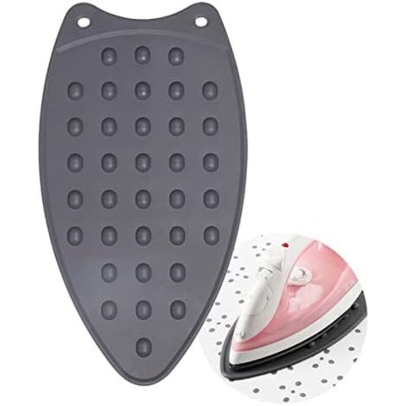 Silicone Repose Fer,Le Repassage du Tapis résistant à la Chaleur,Support pour Fer à Repasser en Silicone,pour Planche à Repasser Tapis de Repassage