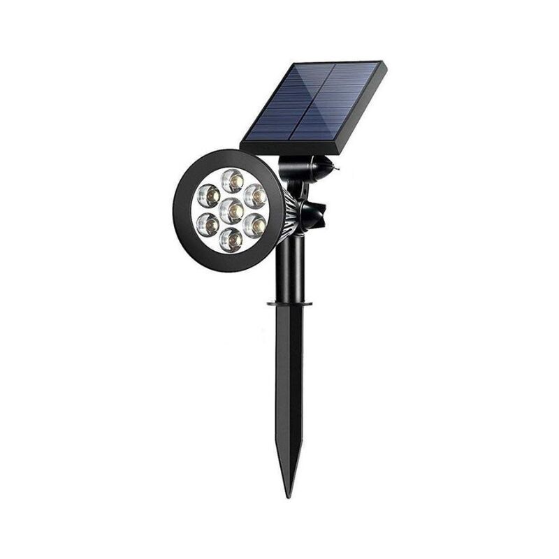 Spot solaire extérieur étanche - 7 LEDs blanches - Csparkv