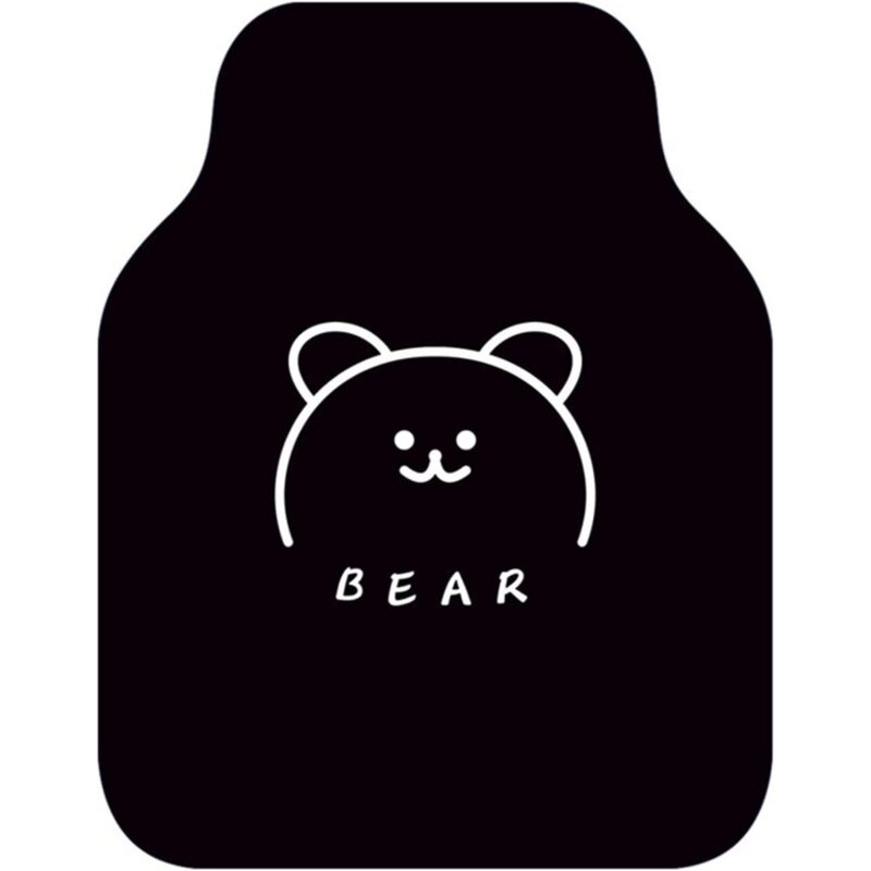 Csparkv - tapis sol voiture en peluche court Dessin Animé Ours Lapin Mignon Tapis Sol Voiture Pour Intérieur Voiture Tapis Sol Antidérapants Pour