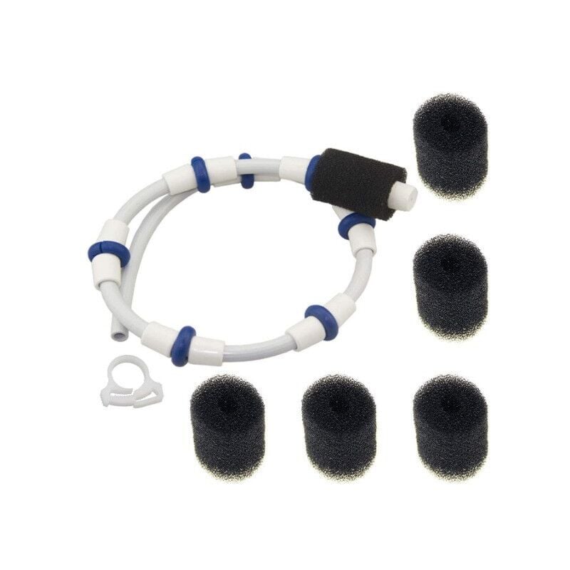 Csparkv - Tentacule complète Adaptable pour Polaris 280 380 180 Tuyau de Balayage B5 Queue + 5 mousses + Pinces de Fixation