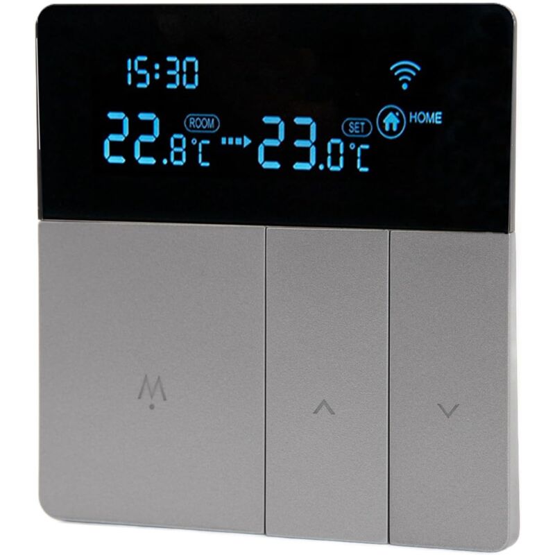 Csparkv - Thermostat Numérique pour Chaudière à Gaz, Chauffage au Sol, Télécommande, Contrôleur de Température Programmable, AC90V-240V, 16A (avec