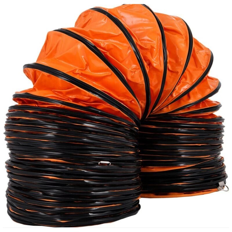 Tuyau de Ventilation Longueur 1 m, Conduit Flexible en pvc, Tuyau deEvacuation Flexible pour Ventilateur d'un Diametre de 300 mm, Gaine Flexible