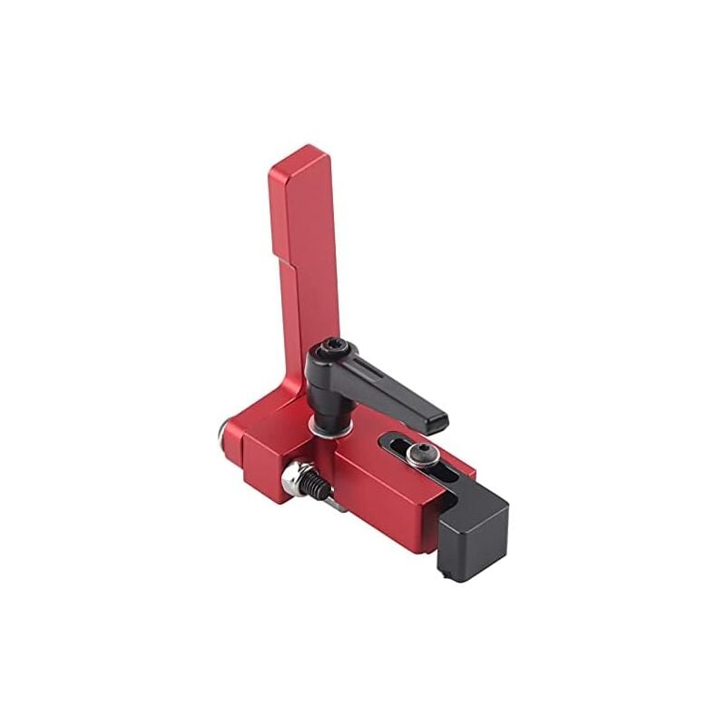 Csparkv - Type-75 Outil de menuiserie Mitre Track Piste Stop t-Nut Dispositif de Limite de Longueur Précise Outil de Travail du Bois de Limite