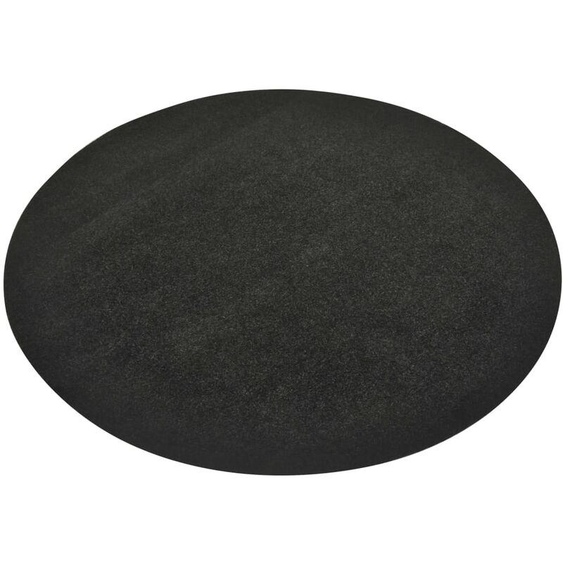 

Césped artificial con tacos redondo Ø130 cm gris antracita - Antracita - Vidaxl
