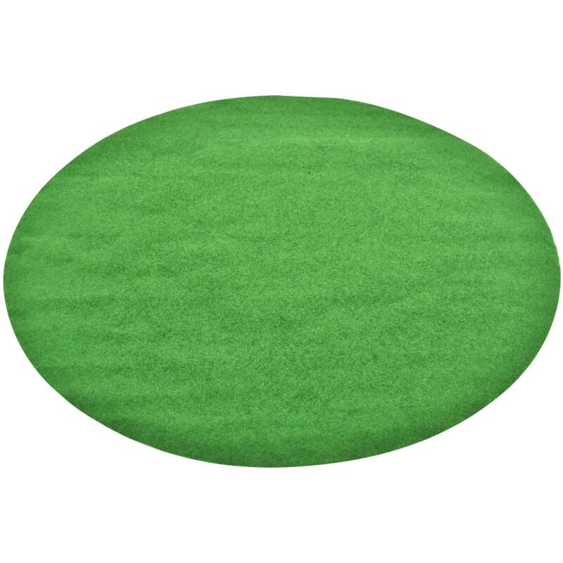 

Césped artificial con tacos redondo Ø130 cm verde - Verde - Vidaxl