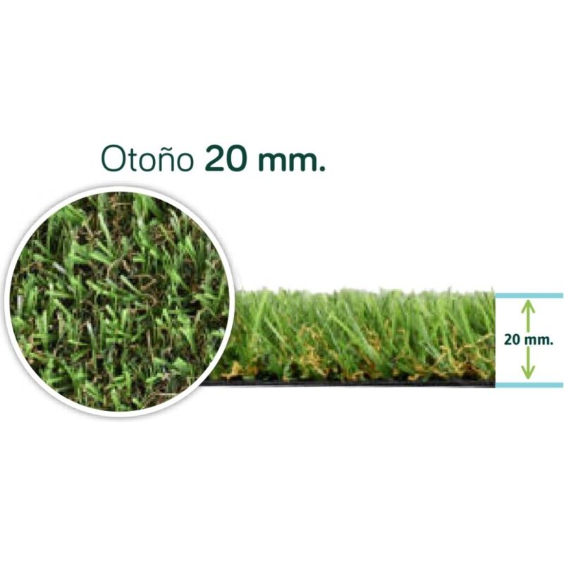 

Césped Artificial Otoño 20 mm - 2x30 metros -