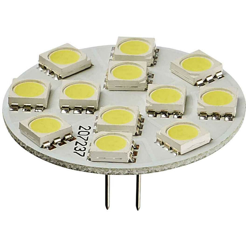 Image of Lampadina LED G4 Backpin Flat SMD 5050 2W 170lm (25W) 150° - Bianco Neutro 5000K