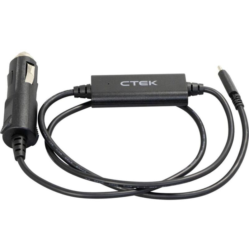 Ctek - 40-464 Câble de charge usb-c® allume-cigare (diam. int. 21 mm) cs free usb-c Ladekabel, 12V Anschluß
