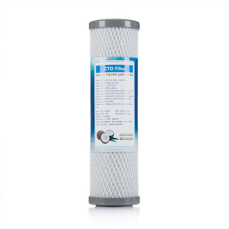 CTO Kokosnuss-Aktivkohle-Wasserfilterkartusche für 10-Zoll-Filter