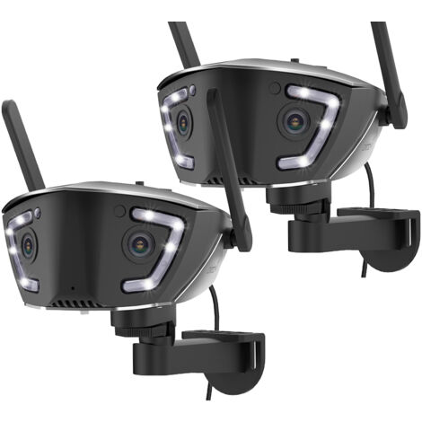Ctronics Caméra Surveillance 4G LTE 2.5K 4MP - Caméra IP PTZ avec Carte SIM, Détection Humaine, Suivi Auto, Vision Nocturne Couleur 30m, IP66