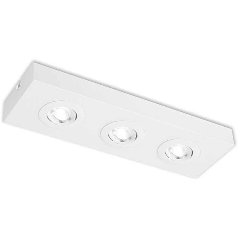 Cts Plafonnier led, blanc, 3xplatine LED/4W