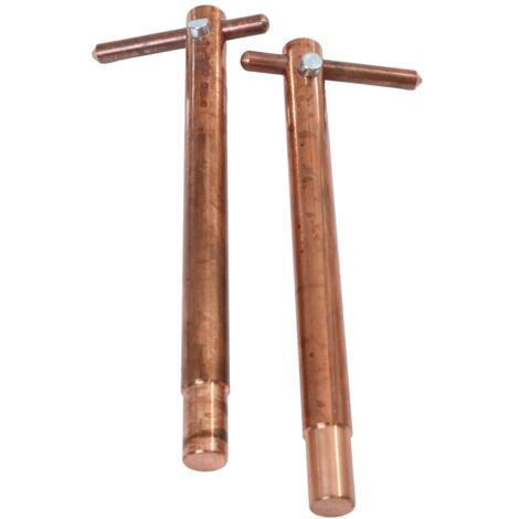 CU-Elektrodenarme inkl. Ø 10mm Elektroden, L=250mm